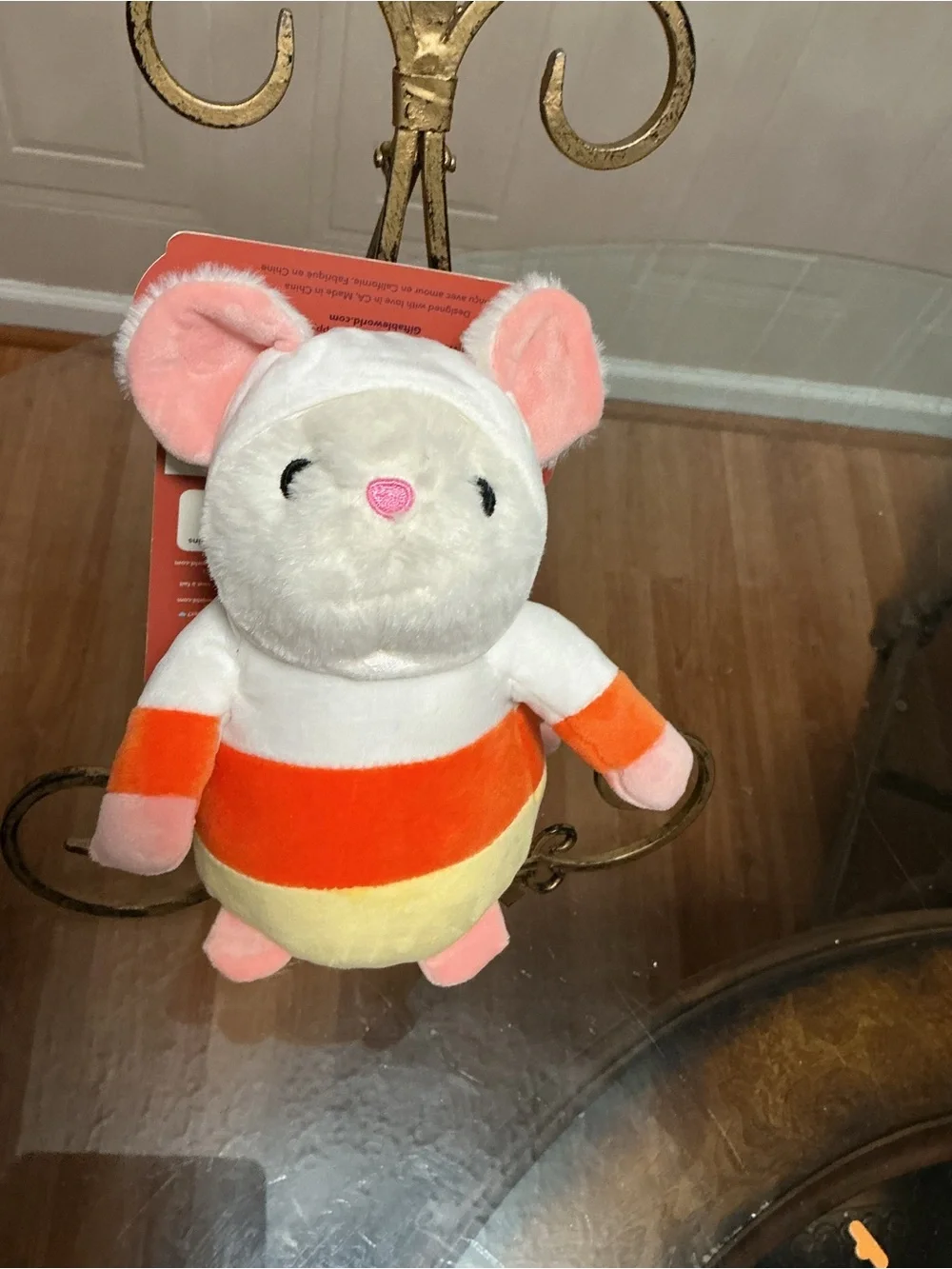 Brand New Giftable Mice Ball Body Very Solf Toy Clinker & Squeaker 8”